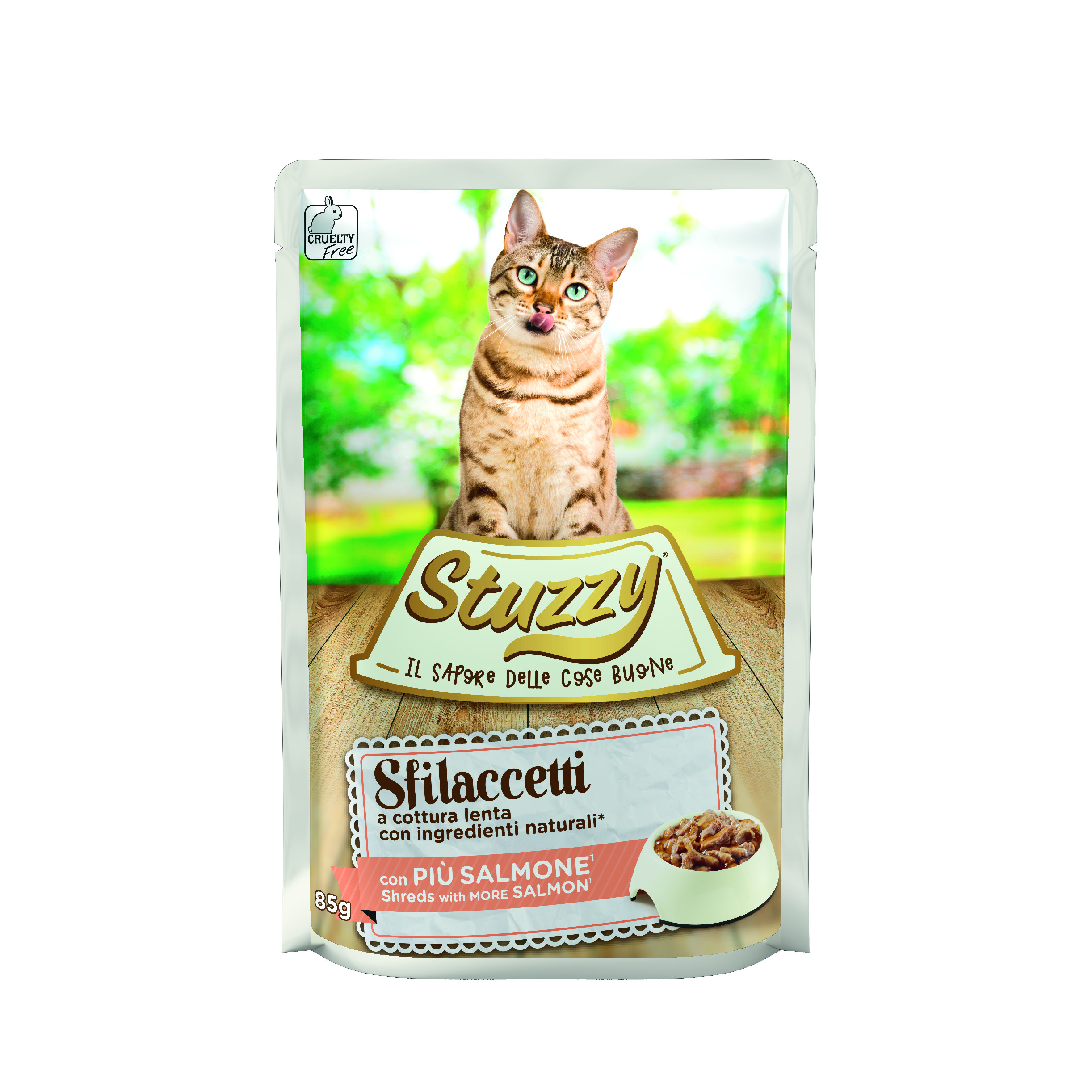 Stuzzy Cat kapsa Adult losos 85G