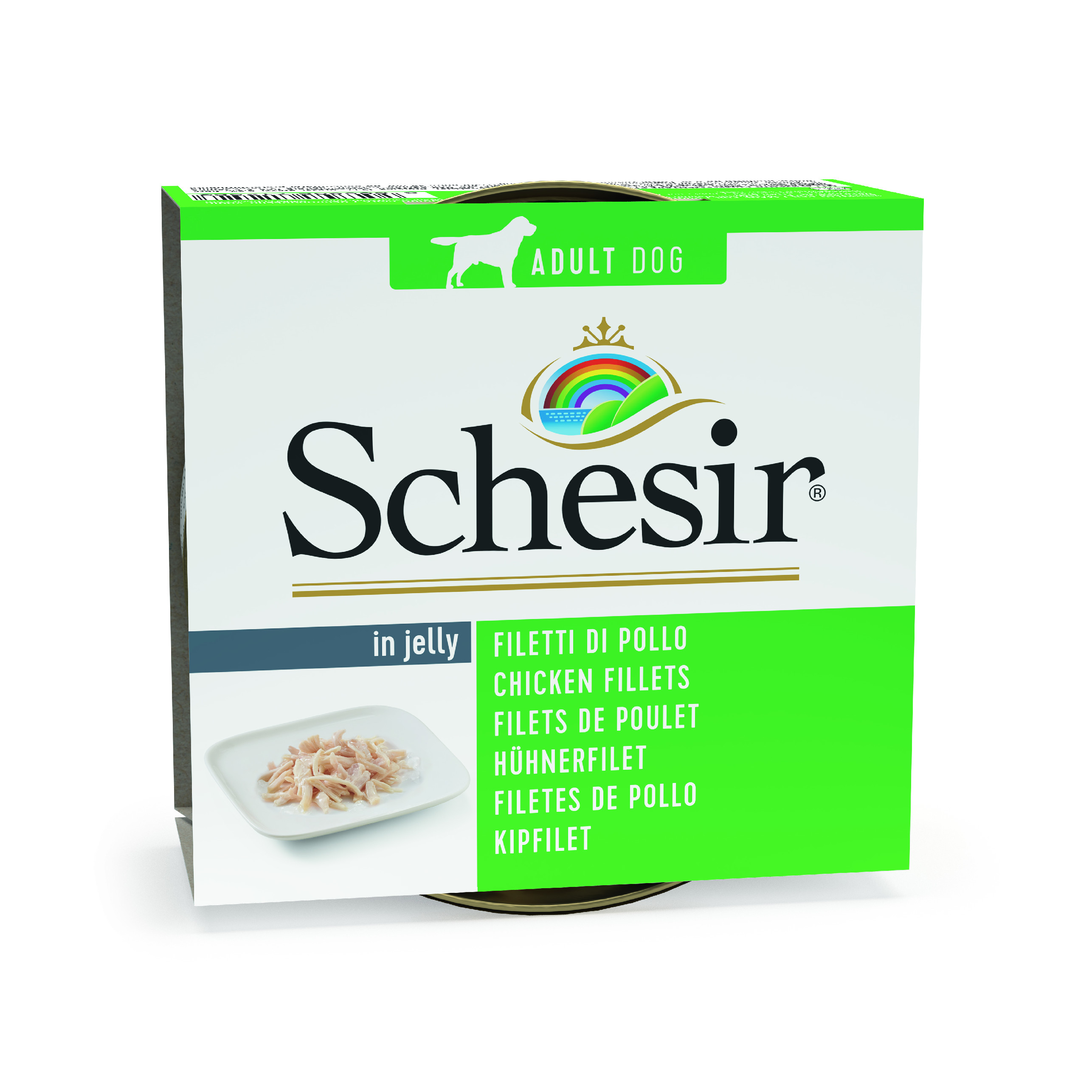 Schesir Dog konz. Adult kuřecí filé 150G