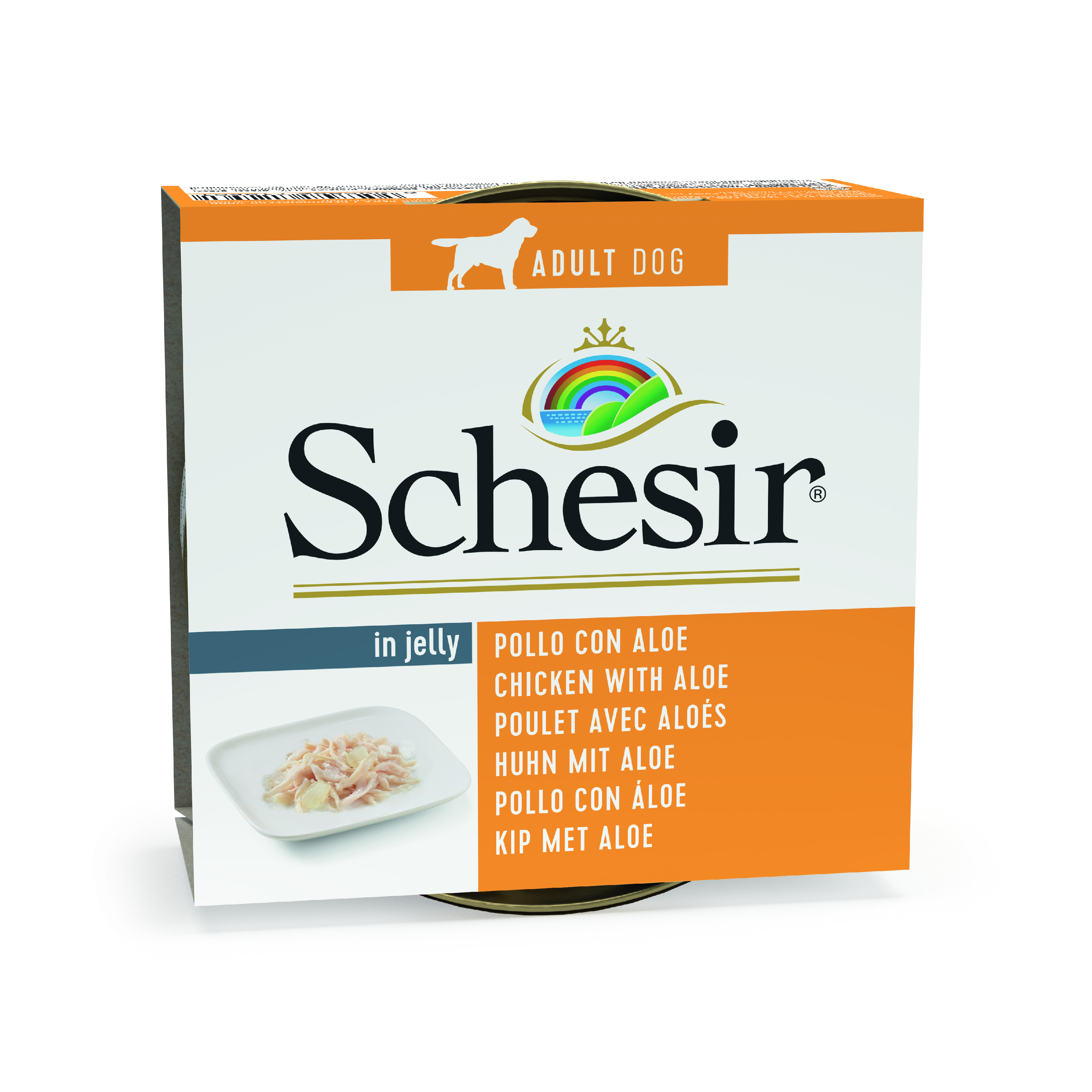 Schesir Dog konz. Adult kuře/aloe 150G