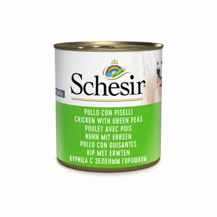Schesir Dog konz. Adult kuře/hrášek 285g