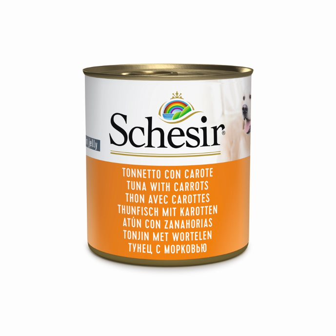Schesir Dog konz. Adult tuňák/mrkev 285g