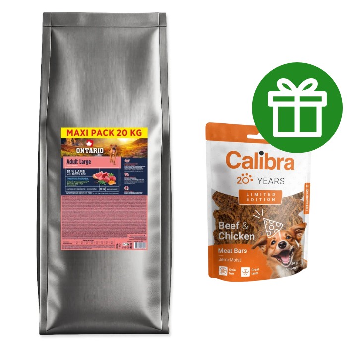 Krmivo Ontario Adult Large Lamb & Brown Rice 20kg