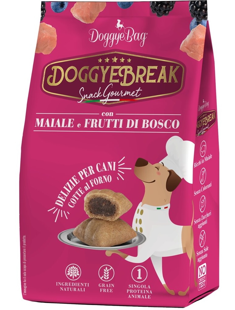 DoggyeBag DoggyeBreak s vepřovým masem a lesními plody 180 g