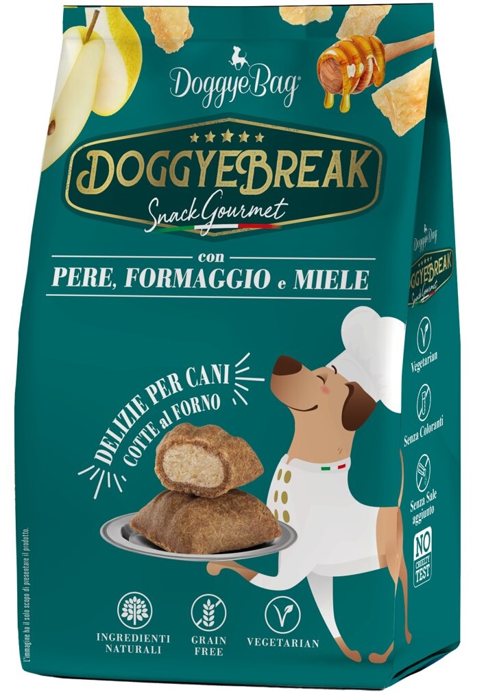 DoggyeBag DoggyeBreak s hruškou, sýrem a medem 180 g