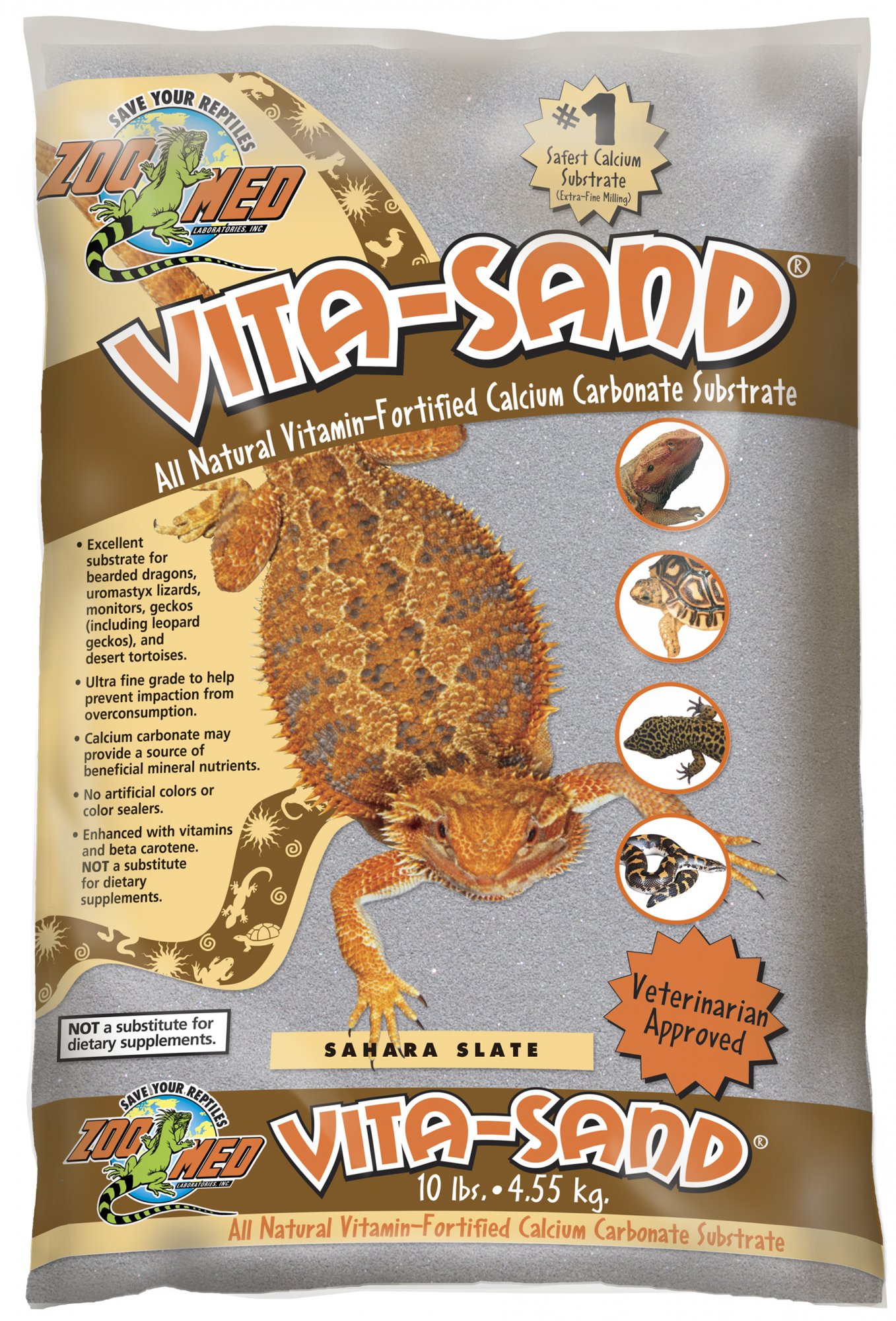 ZOOMED ZMD ter.pisek Vita-Sand-Sahara bridlice 4,5kg