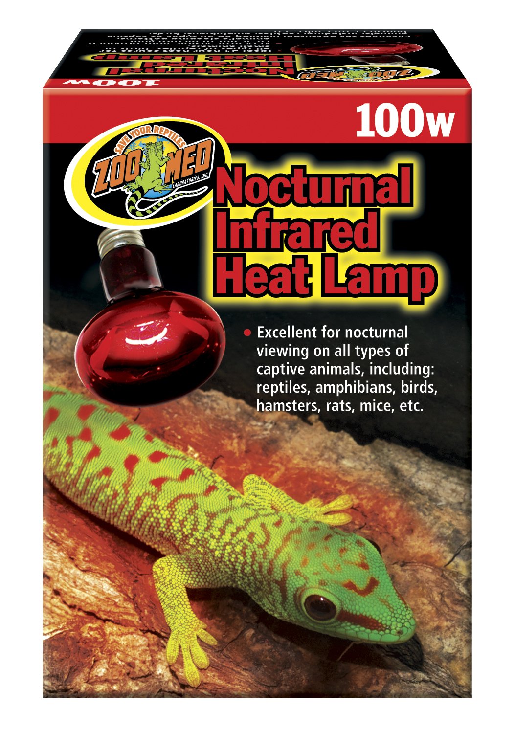 ZOOMED ZMD infra.lampa Red 100W