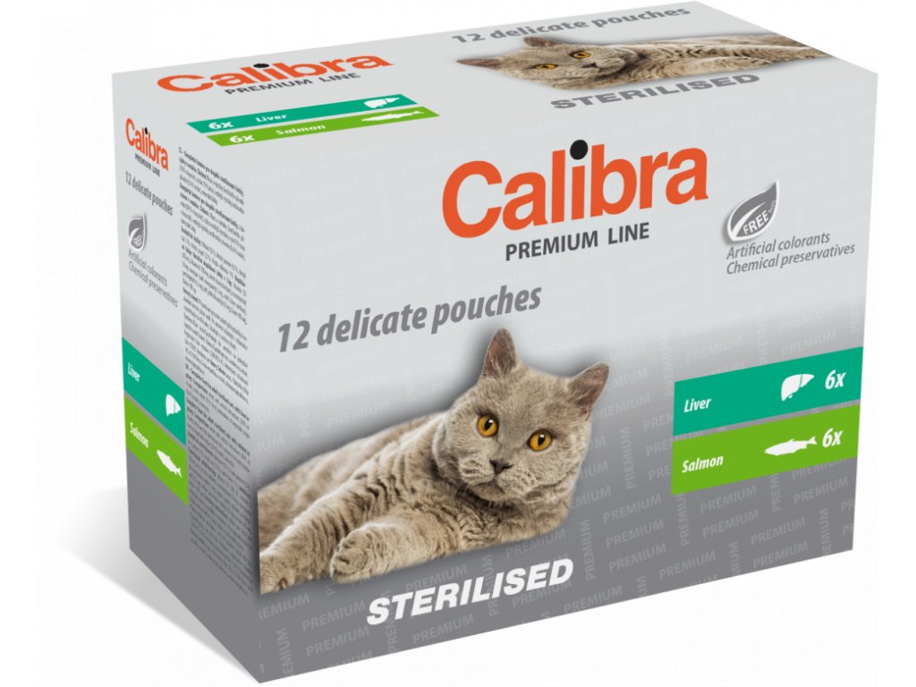 Calibra Premium Calibra Cat Premium Steril. multipack kapsičky 12x100g