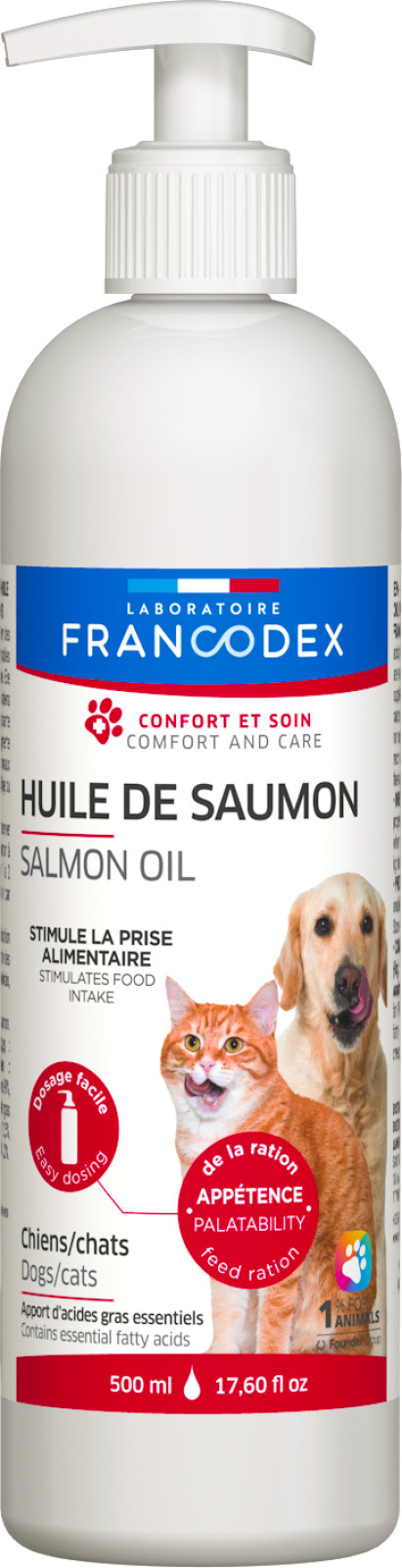 Francodex Salmon Oil lososový olej pro psy,kočky 500ml