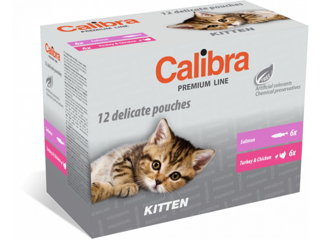 Calibra Premium Calibra Cat Premium Kitten multipack kapsičky 12x100g
