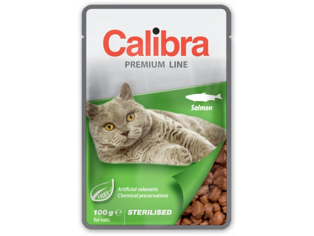 Calibra Premium Calibra Cat kapsa Premium Sterilised Salmon 100g
