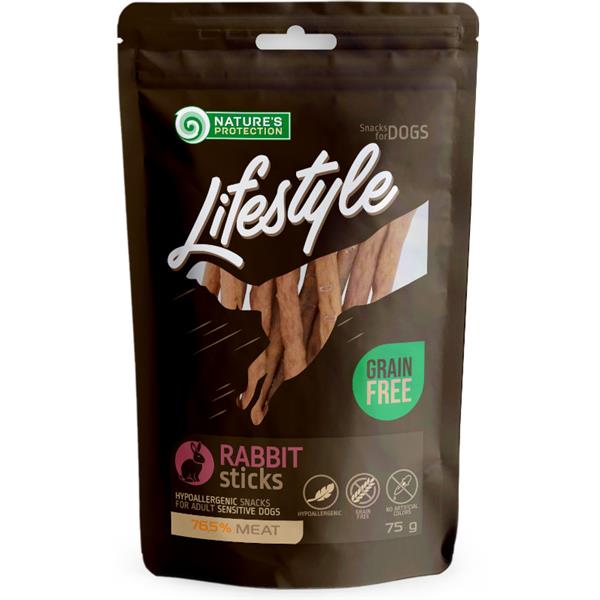 Nature's Protection LifeStyle Nature's Protection Dog snack Lifestyle králičí tyčinky 75 g