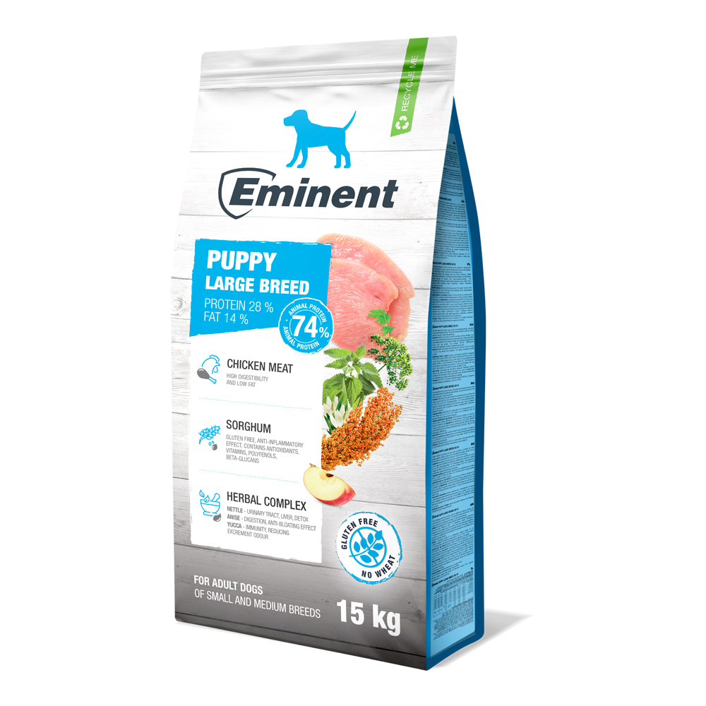 Eminent Puppy Large Breed 15 kg + 2 kg zdarma