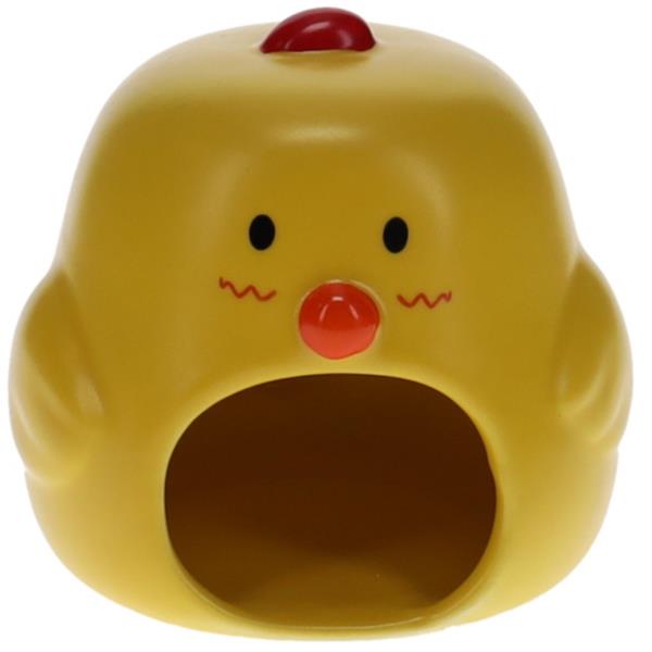 Duvo+ Domek keramika hlod. žlutý, kuře DuvoPlus 11x10x12cm