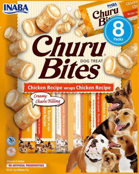 Churu Bites dog snack kuře a tuňák 8x 12g