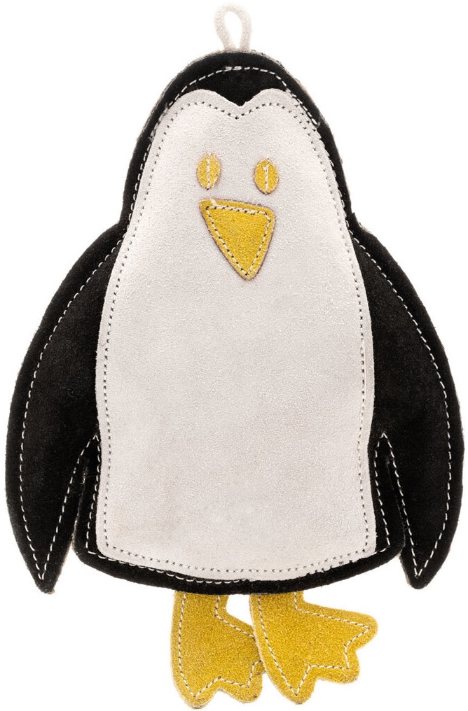 Wooffee pravá kůže tučňák 25 cm