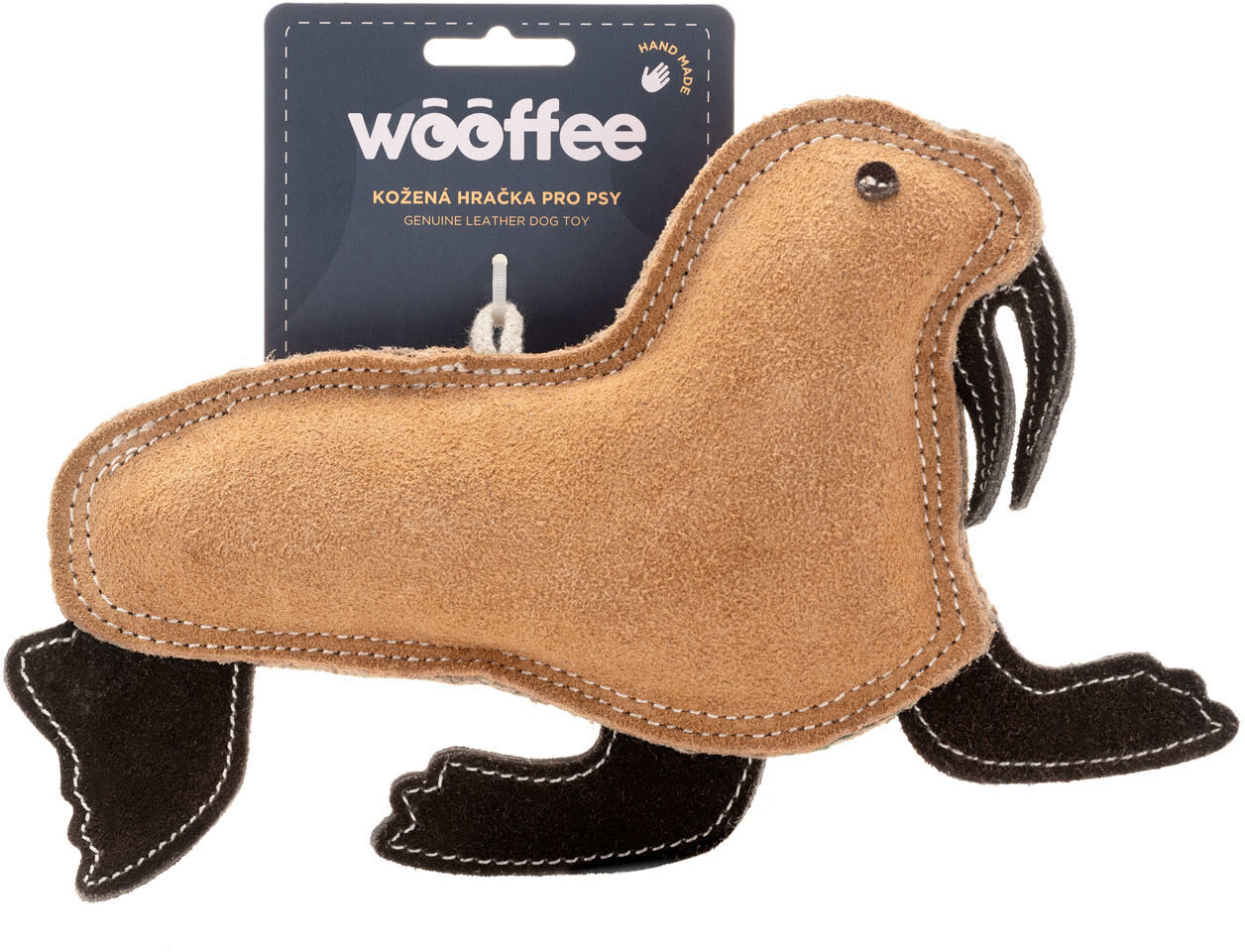 Wooffee pravá kůže mrož 20 cm