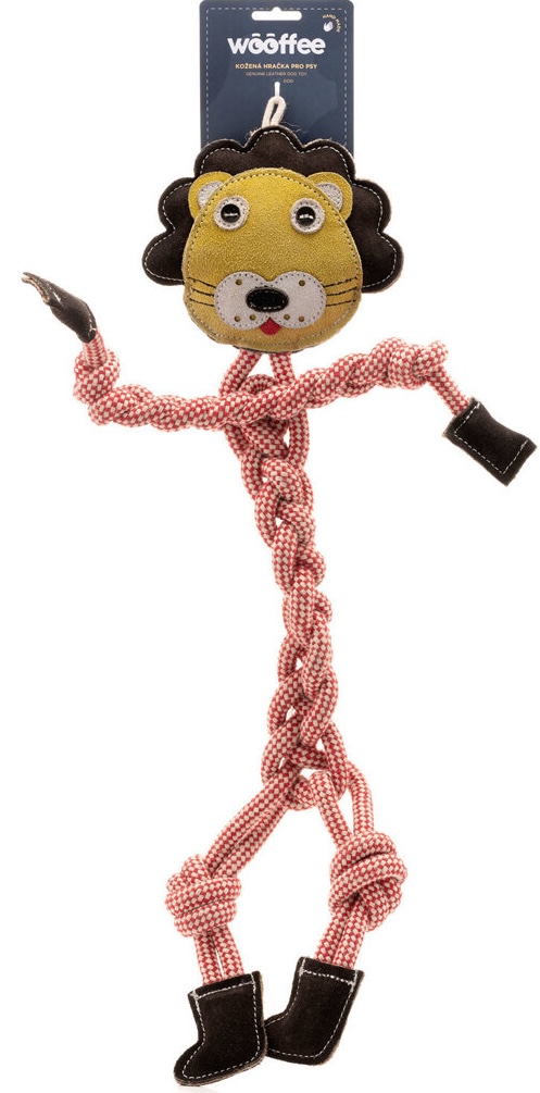Wooffee pravá kůže provazový dlouhán lev 57 cm