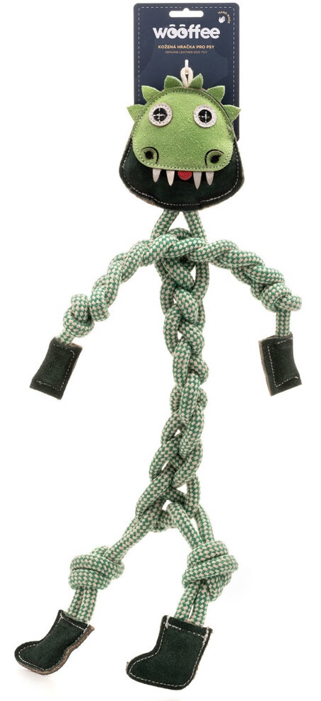 Wooffee pravá kůže provazový dlouhán krokodýl 56 cm