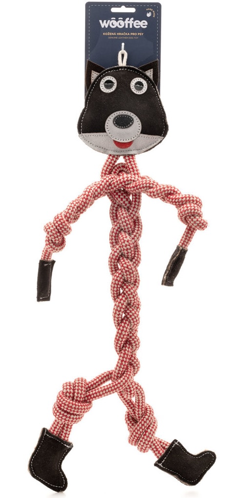Wooffee pravá kůže provazový dlouhán lišák 56 cm