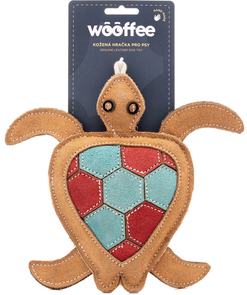 Wooffee pravá kůže želva 20 cm
