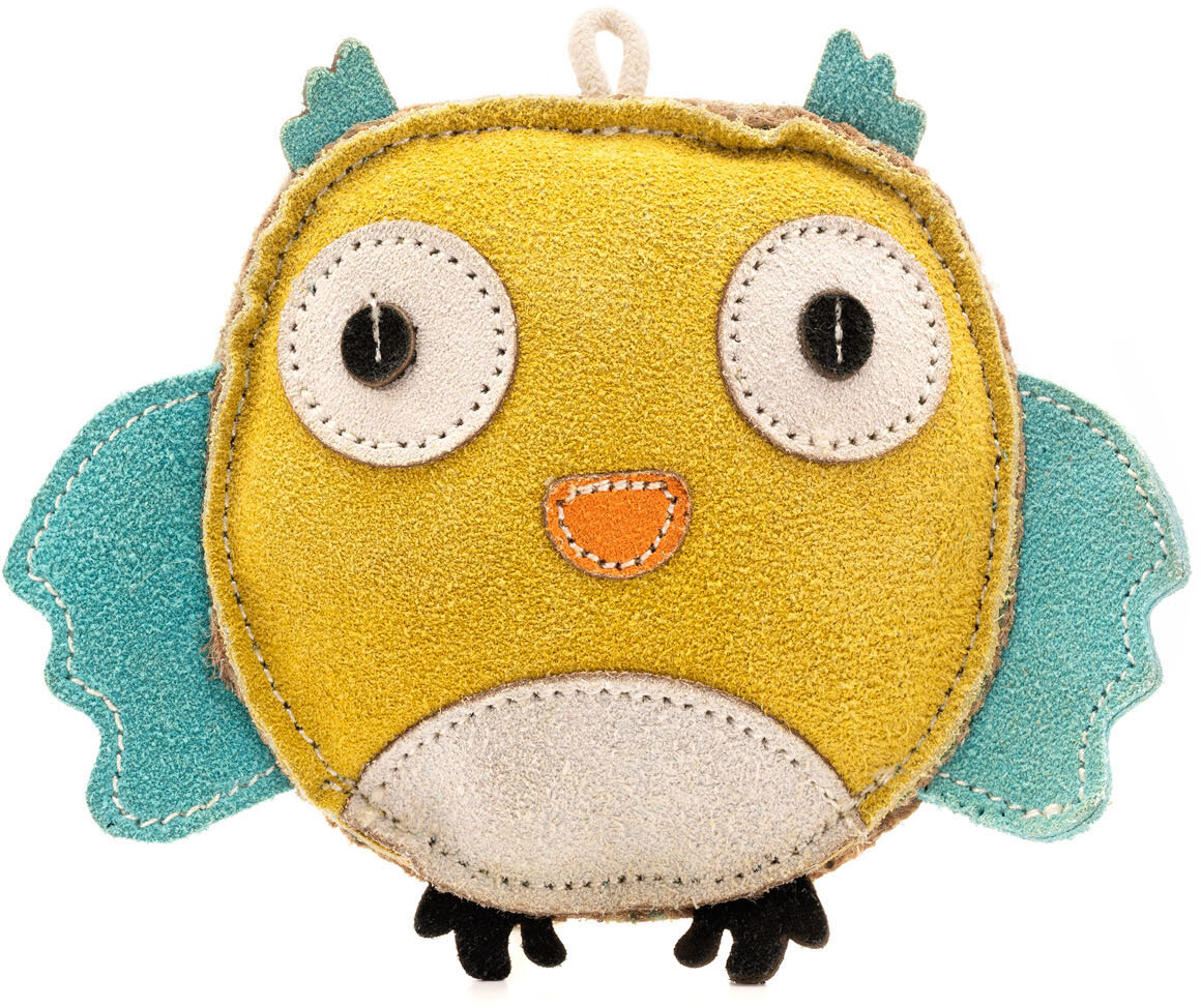 Wooffee pravá kůže sovička 17 cm