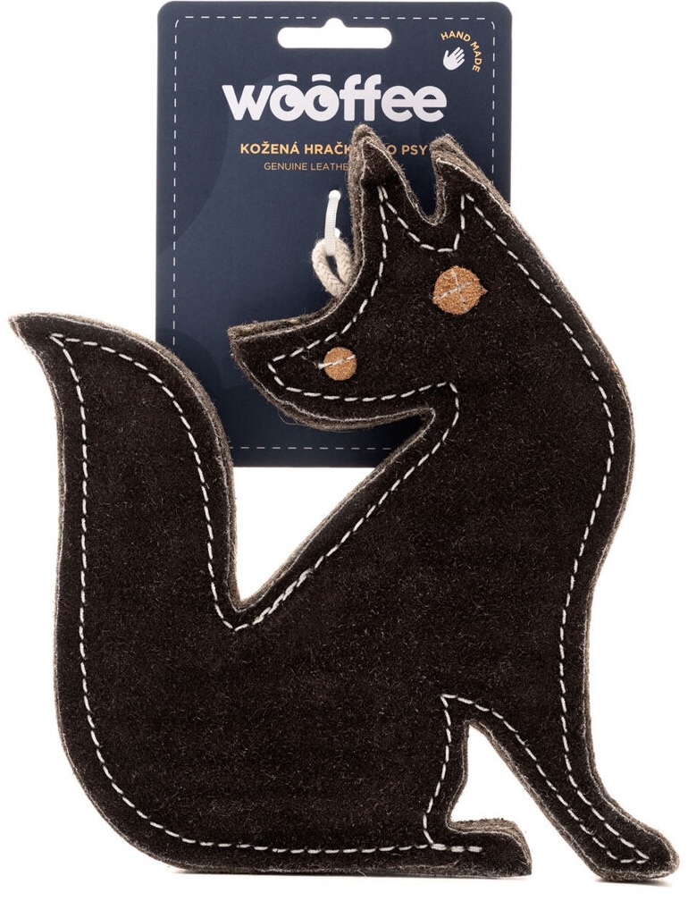 Wooffee pravá kůže liška 20 cm