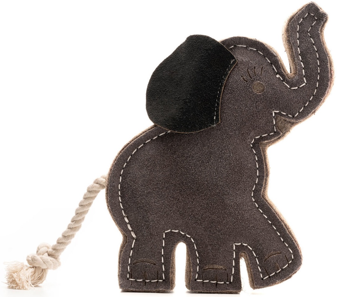 Wooffee pravá kůže slon 17 cm