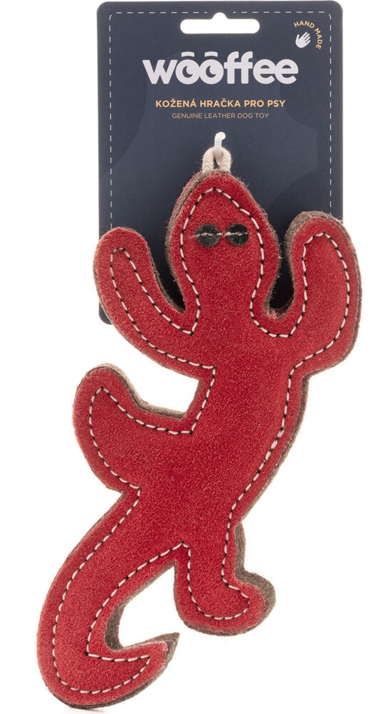 Wooffee pravá kůže ještěrka 21 cm