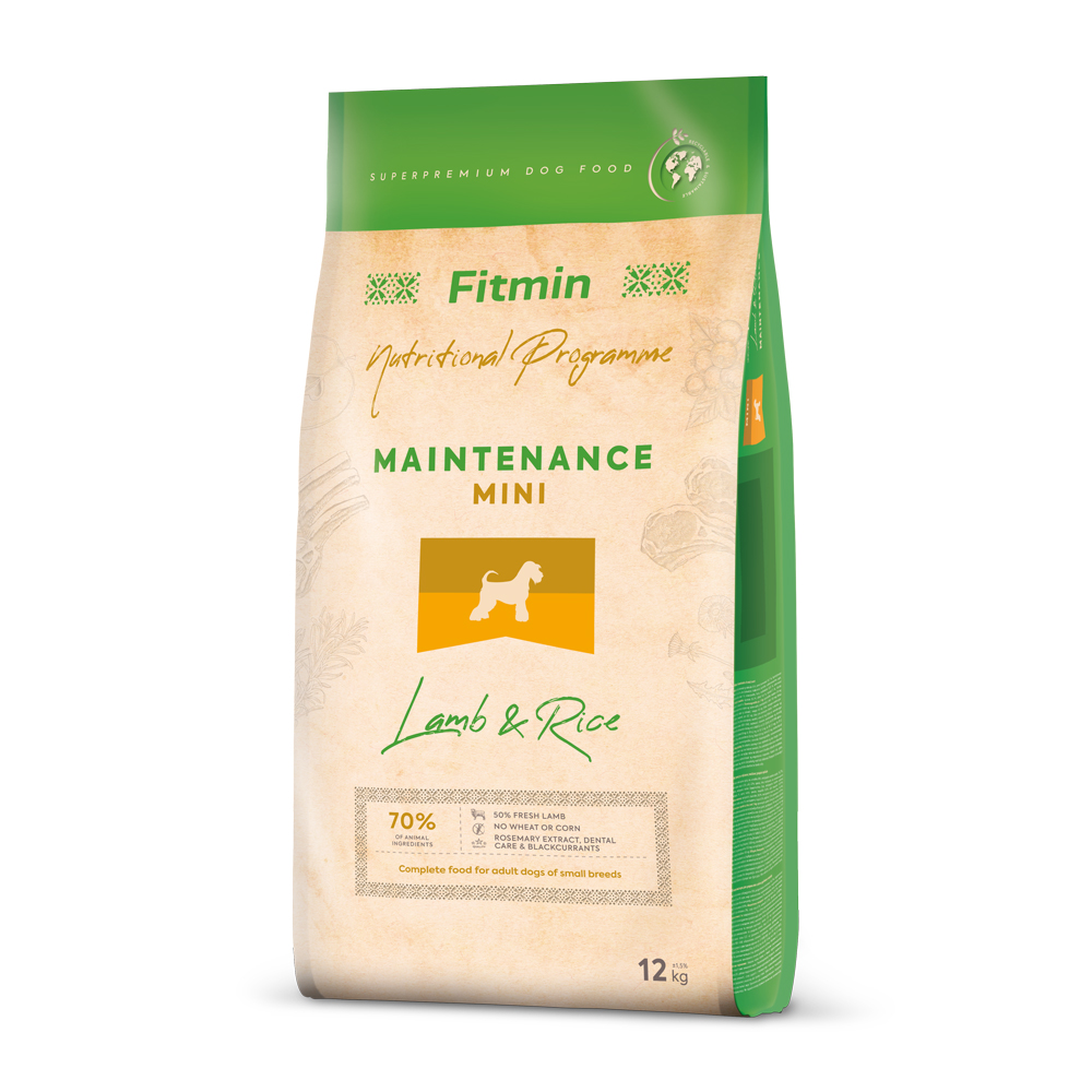 Dibaq a.s. Fitmin dog mini lamb&rice - 12 kg