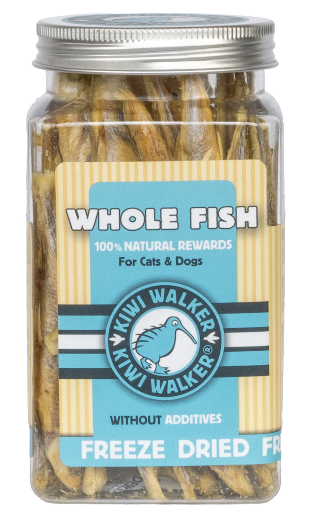 Kiwi Walker Pochoutka mrazem sušené celé rybky 70g Kiwi