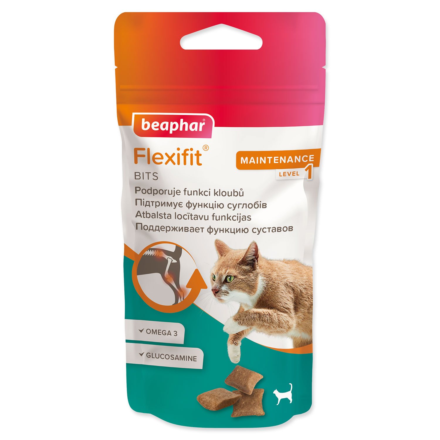 Pochoutka Beaphar Flexifit Bits kočka 35g