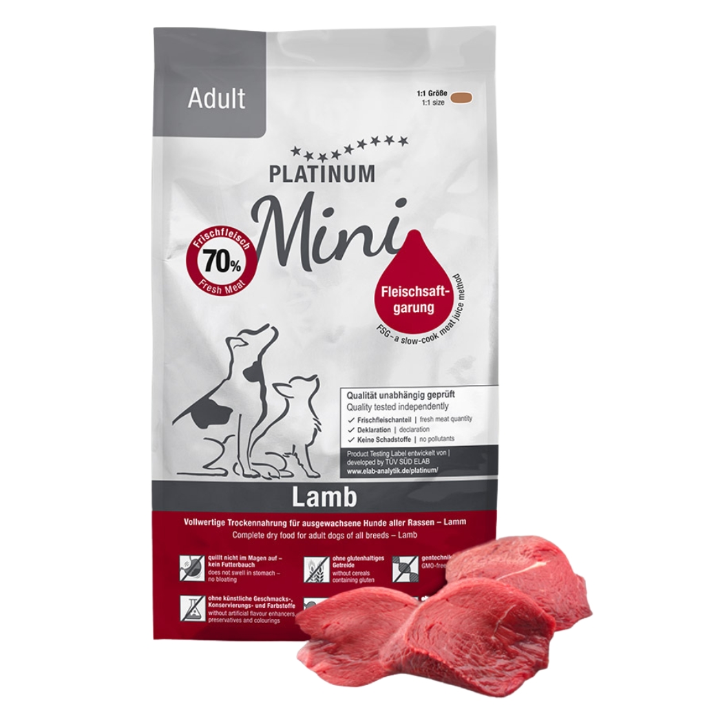 Platinum Adult Mini Lamb 900g