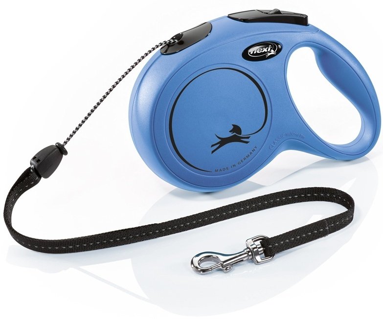 Flexi NEW CLASSIC M vodítko lankové 8m/20kg modrá