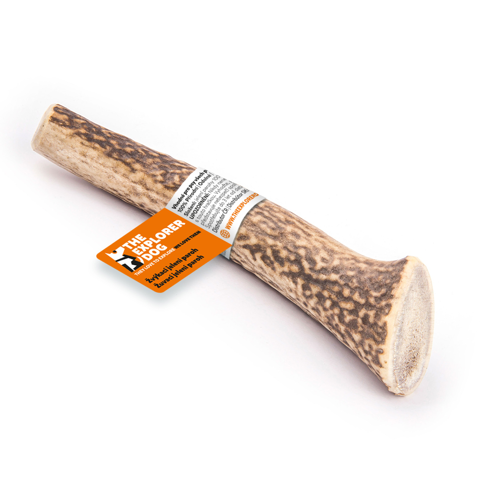 EXPLORER DOG Žvýkací jelení paroh tvrdý L