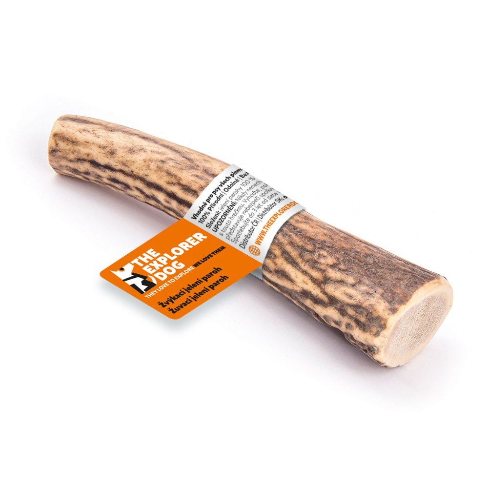 EXPLORER DOG Žvýkací jelení paroh tvrdý M