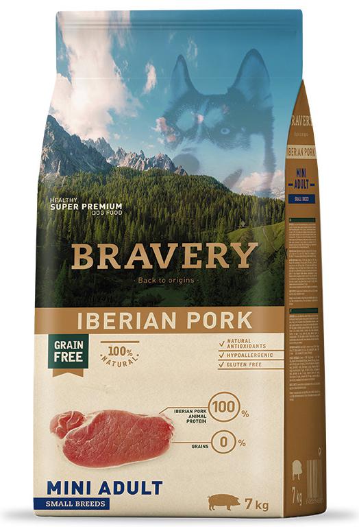 Bravery Dog Mini Adult Iberian Pork - 2kg