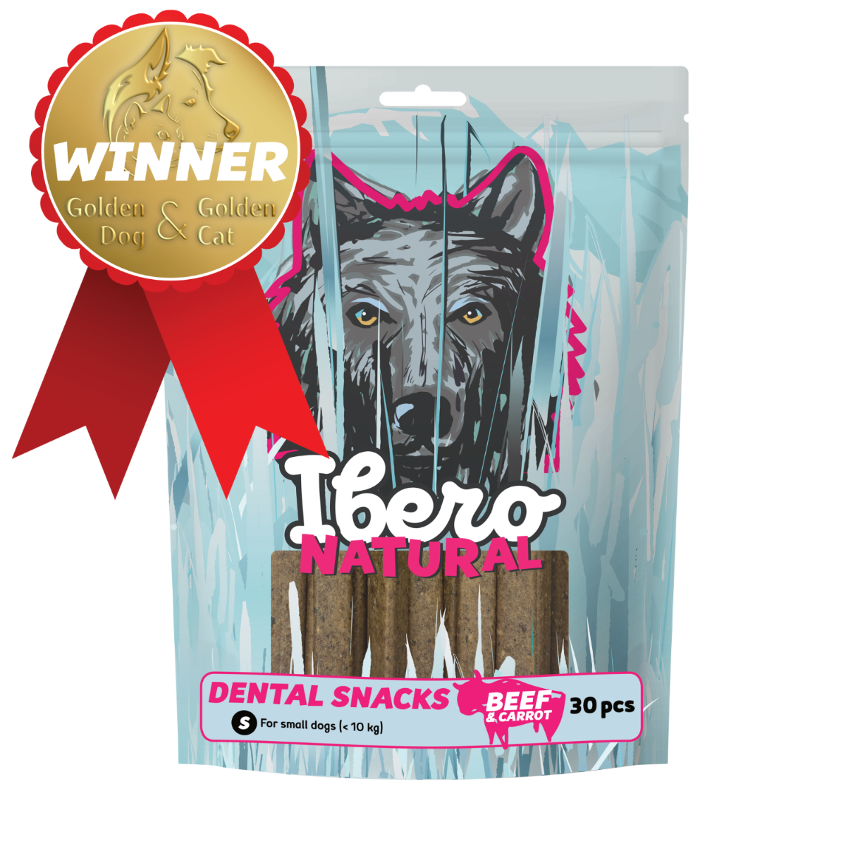 Ibero Dental Snacks Hovězí Mrkev S 200 g