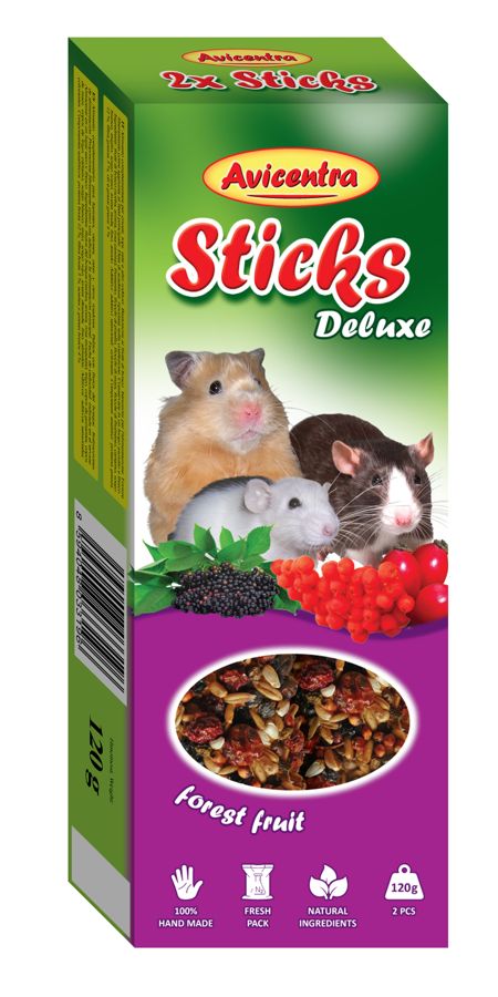 Avicentra tyčinky malý hlodavec - lesní ovoce 2ks