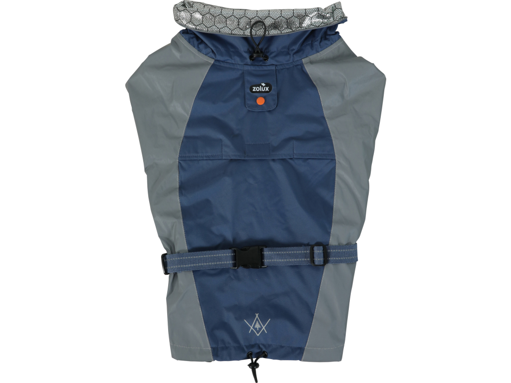 Obleček voděodolný pro psy BIVOUAK modrá 70cm Zolux