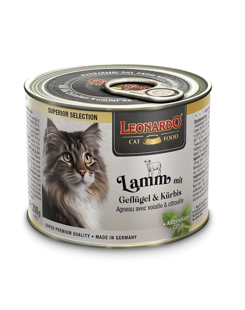 Leonardo Superior jehněčí s drůbežím a dýní 200 g
