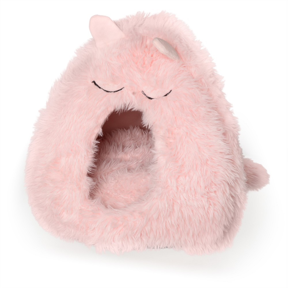 Kočičí domeček Nappy světle růžový