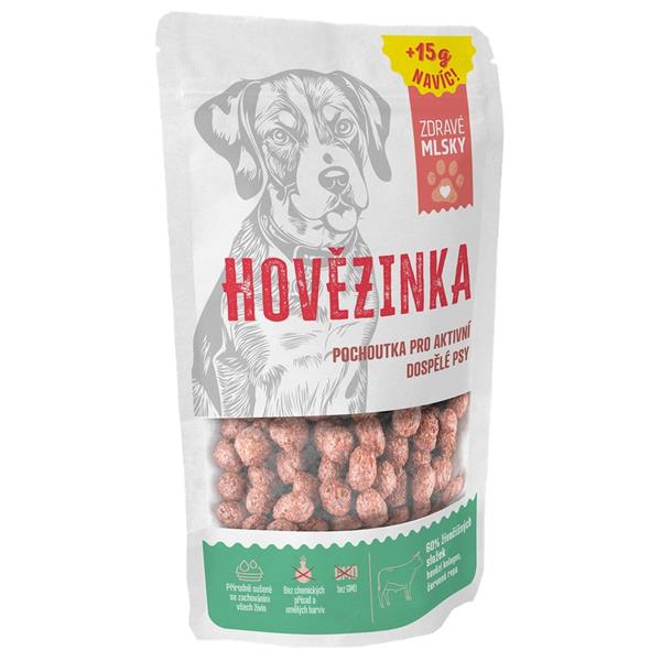Zdravé mlsky Hovězinka 165 g
