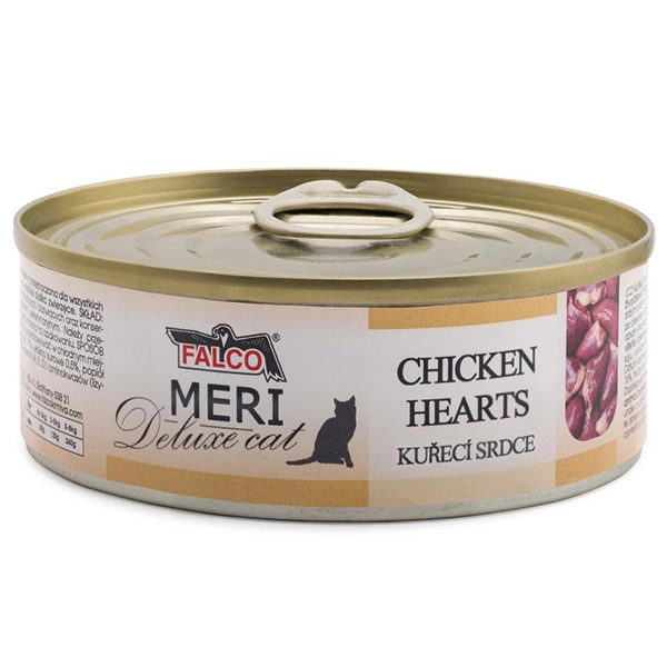 MERI Deluxe Cat kuřecí srdce 80g
