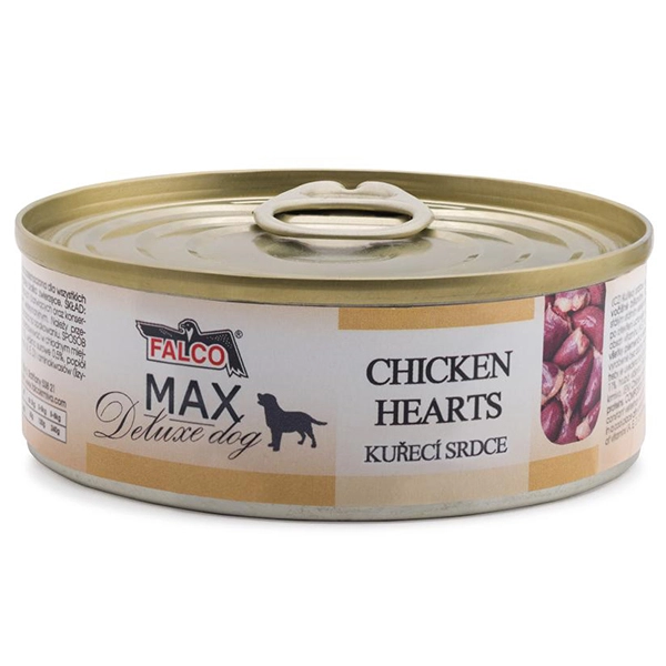 Max Deluxe Dog kuřecí srdce 80g