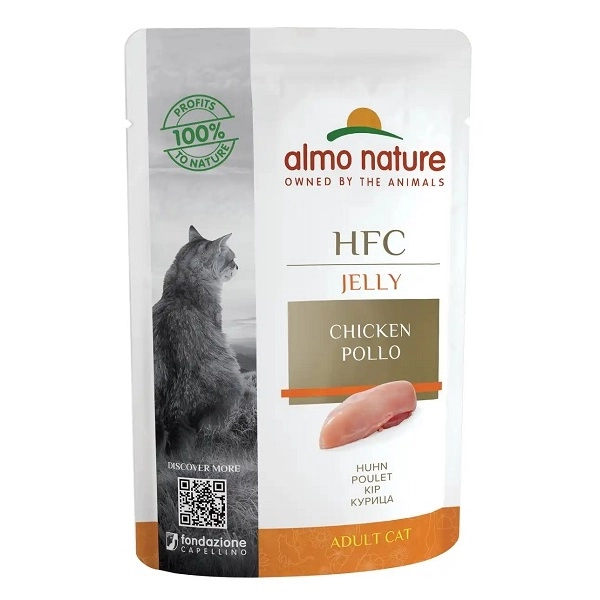 Almo Nature HFC Jelly - Kuřecí prsa v želé 55g