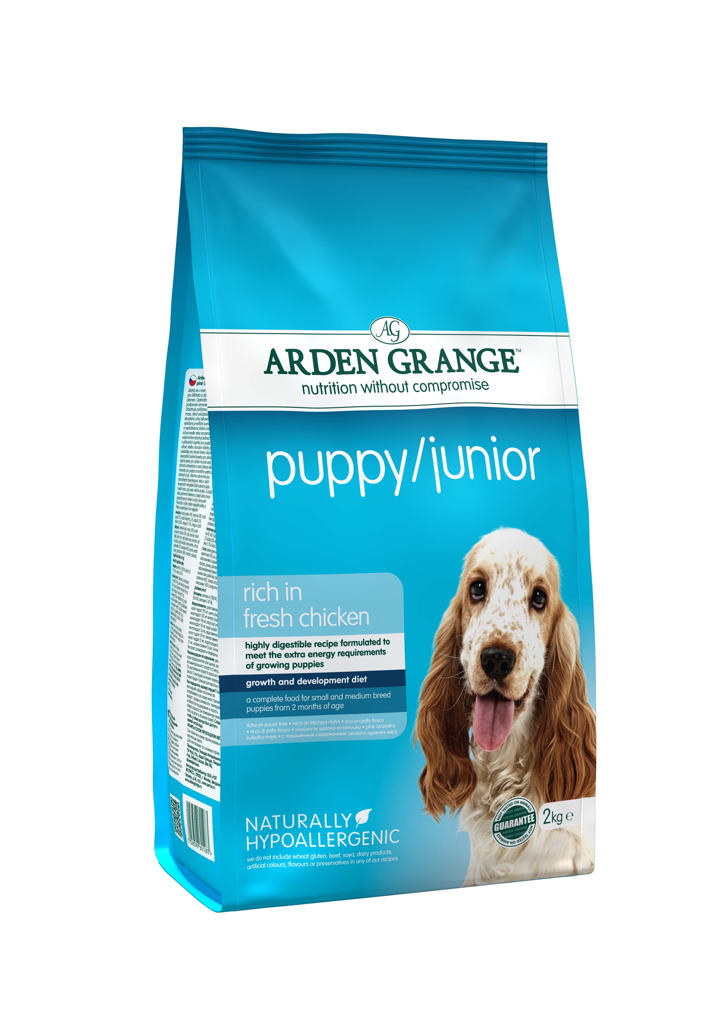 Levně Arden Grange Puppy/Junior rich in fresh Chicken 2 kg