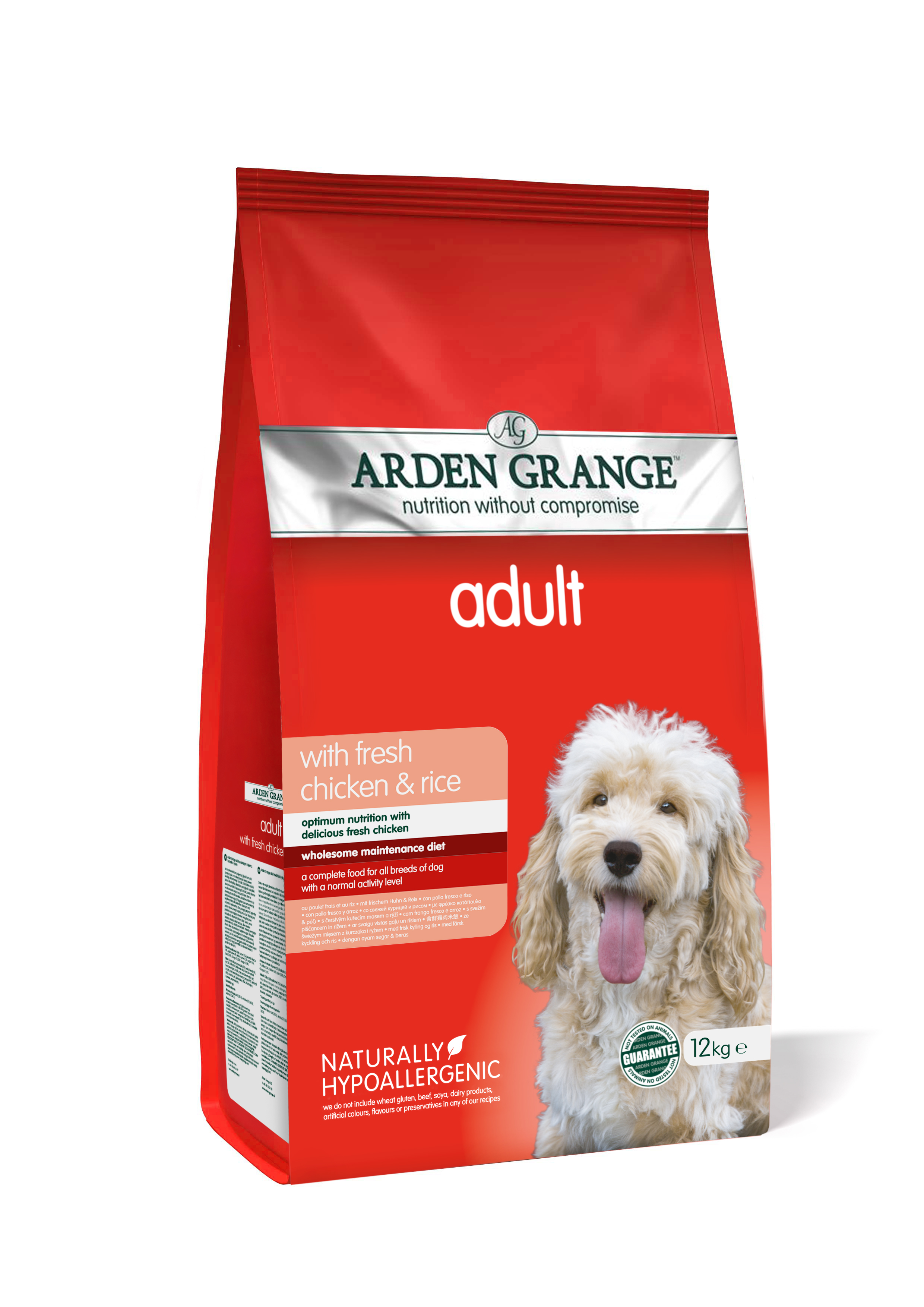 Arden Grange Adult with fresh Chicken & Rice 12 kg