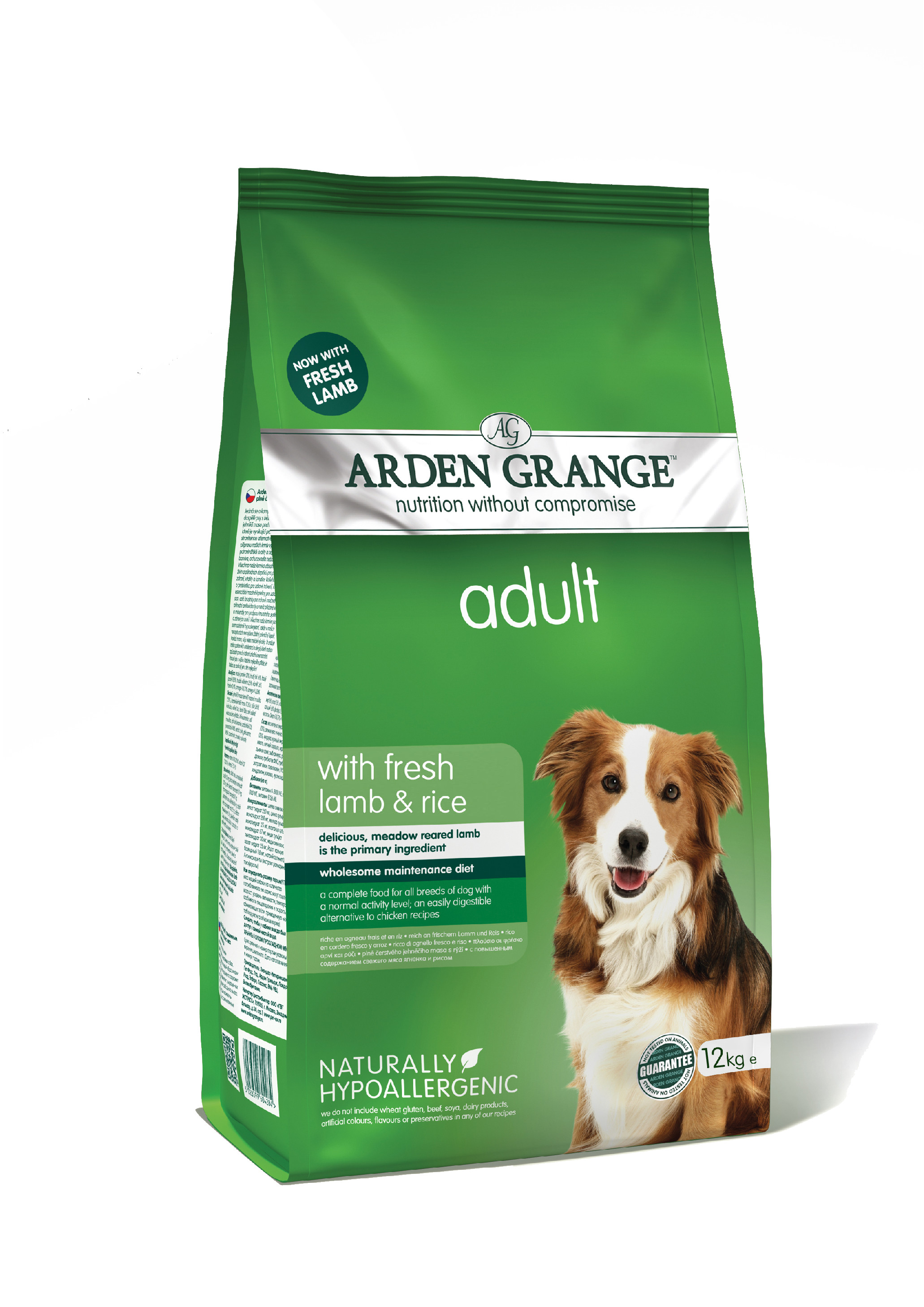 Arden Grange Dog Adult with fresh Lamb&Rice 12kg