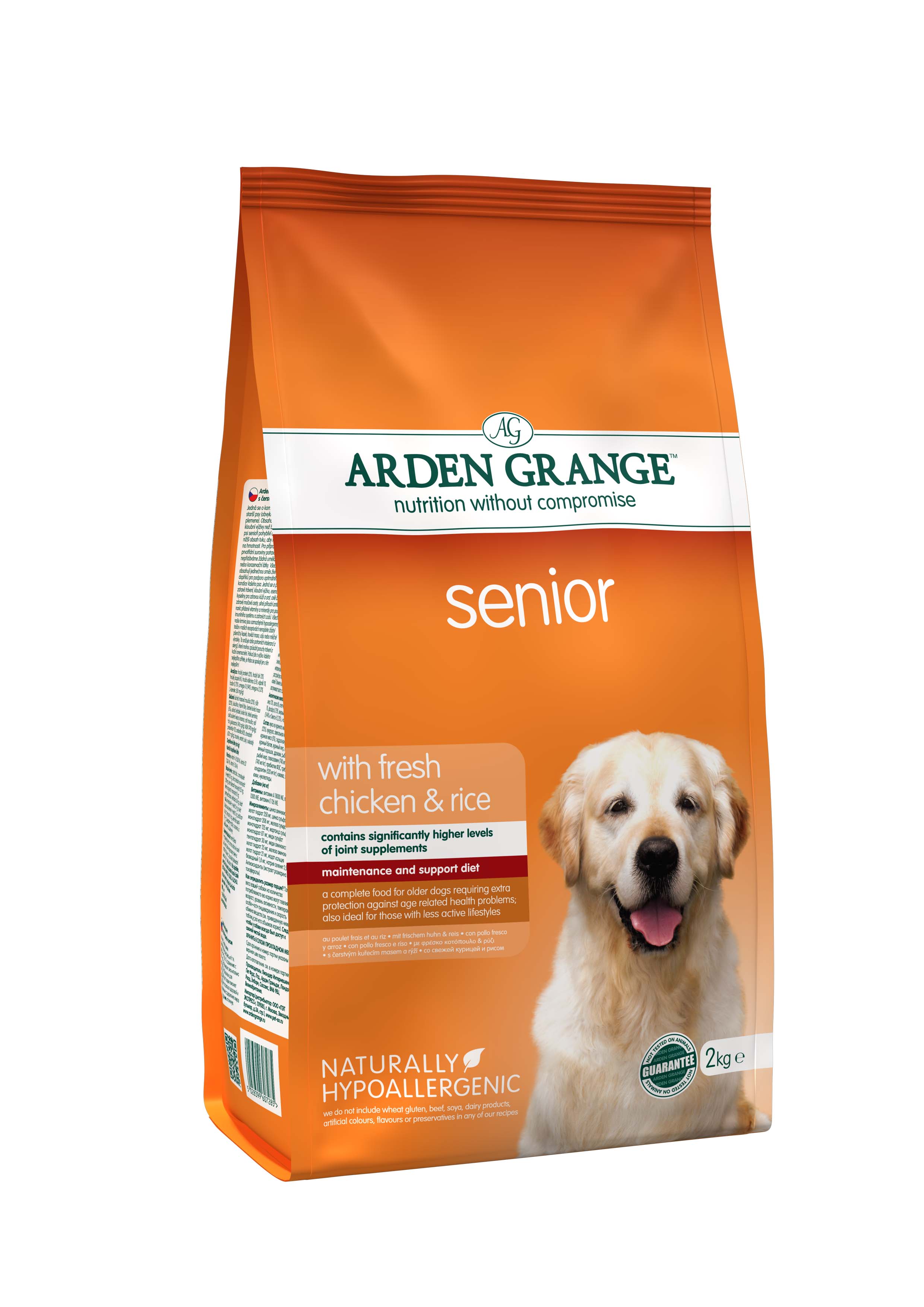 Levně Arden Grange Senior with fresh Chicken & Rice 2 kg