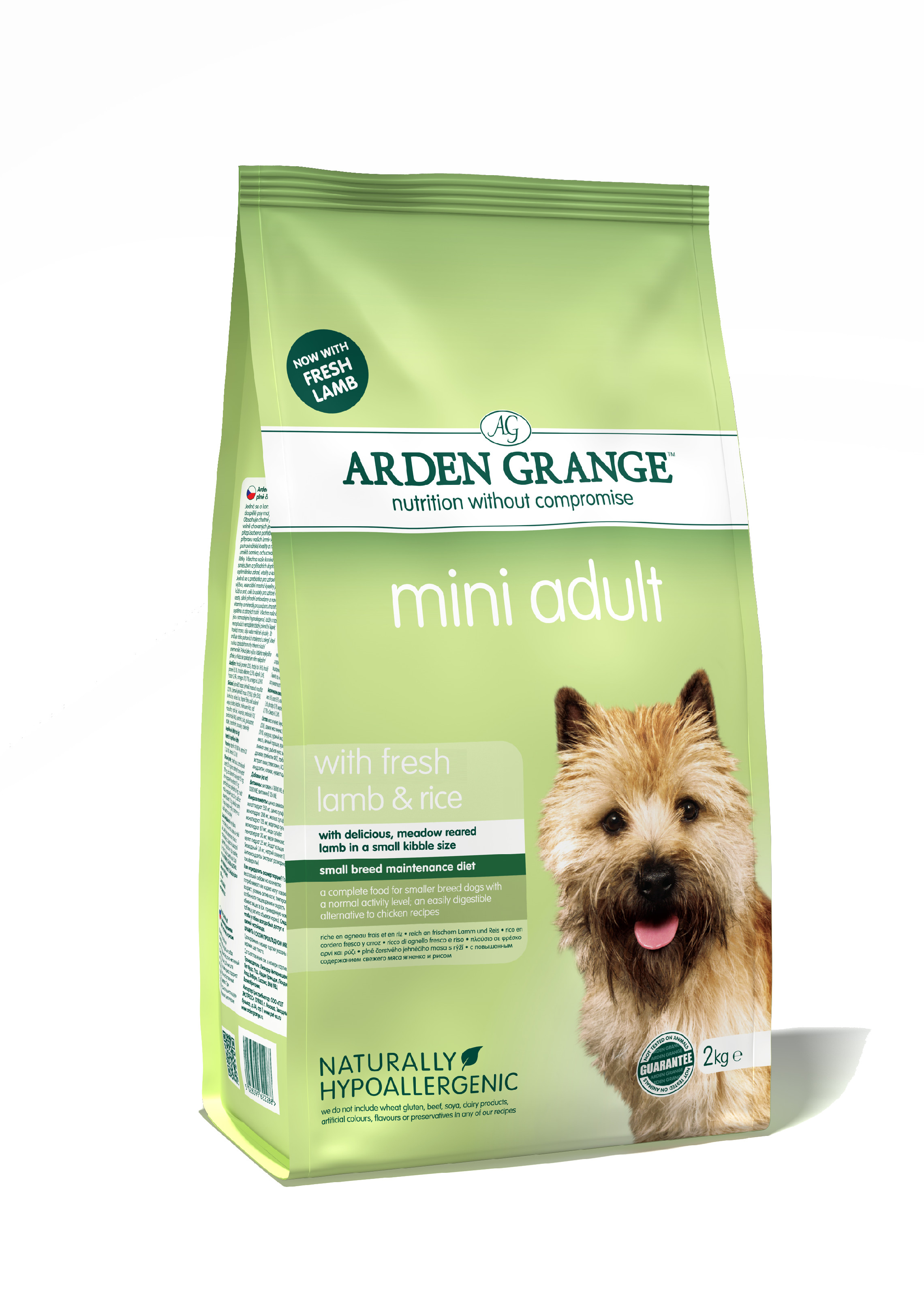 Arden Grange Mini Adult with fresh Lamb & Rice 2 kg